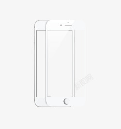 苹果6钢化膜苹果手机模型钢化膜高清图片
