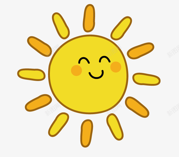 手绘太阳卡通png免抠素材_新图网 https://ixintu.com 天气 太阳 太阳贴图 手绘 手绘太阳 拥抱太阳