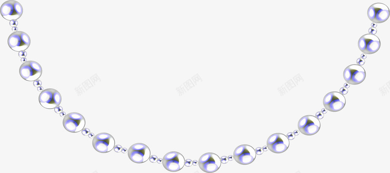 紫色珍珠项链png免抠素材_新图网 https://ixintu.com 珍珠 珠宝 紫色小楼 边框纹理 饰品 首饰