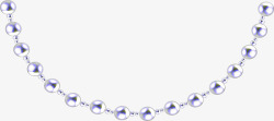 珍珠纹理紫色珍珠项链高清图片