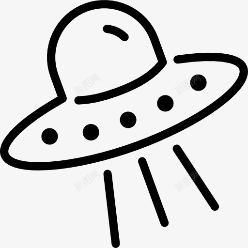 UFO图标png_新图网 https://ixintu.com UFO 外星人 科幻小说 运输 运输飞船
