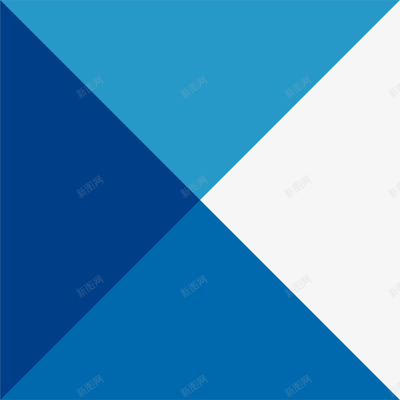 三角形交叉图案png免抠素材_新图网 https://ixintu.com 三角形 交叉 几何 变换 平面设计 时尚 蓝色