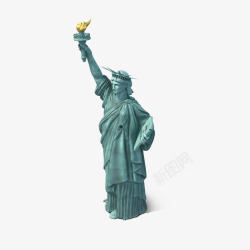 美国自由女神雕像自由女神式火炬接力高清图片