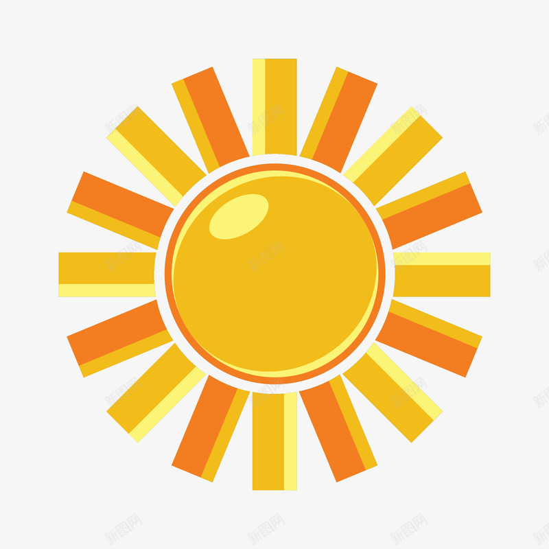 抽象太阳图案免费元素png免抠素材_新图网 https://ixintu.com 下载 免费元素 图案 太阳 抽象 放射 规则