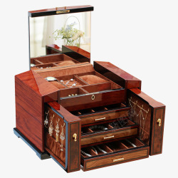 木质钢琴尊贵豪华珠宝盒高清图片