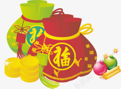 中国风节日福袋素材