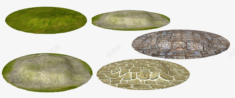草坪和地皮psd免抠素材_新图网 https://ixintu.com 地皮素材 绿色图片 草地素材库地面素材库 草坪素材