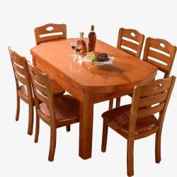 餐桌桌面家具多人餐桌餐椅高清图片
