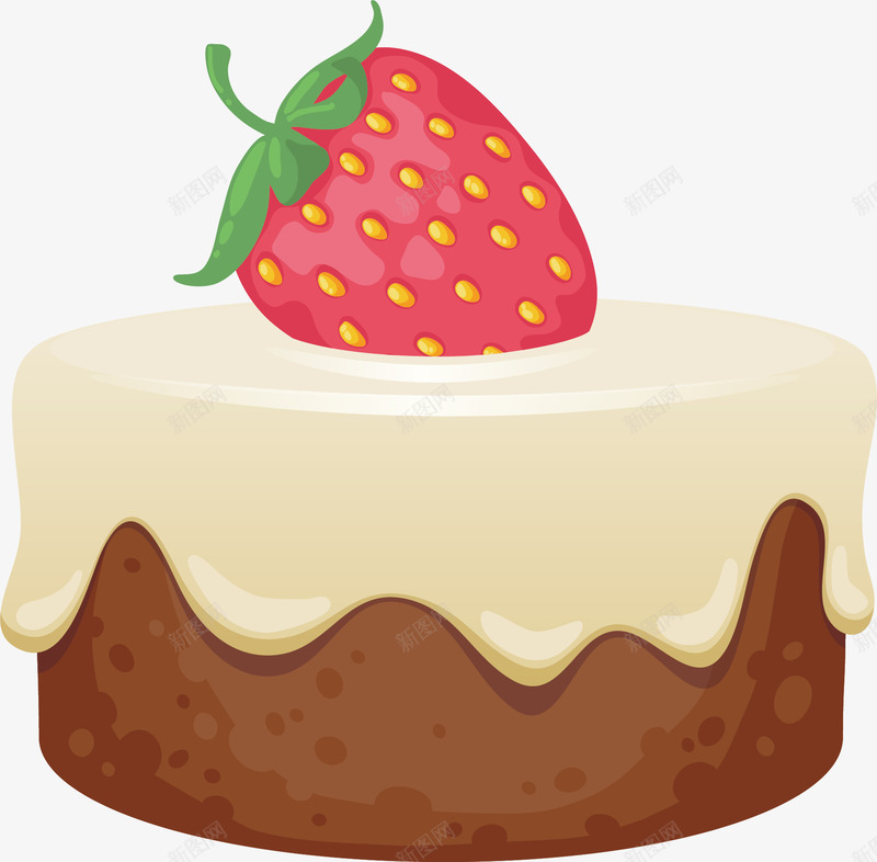 草莓沙河特色蛋糕矢量图图标ai_新图网 https://ixintu.com 吃的 小蛋糕 沙河特色蛋糕 沙河蛋糕 生日 生日蛋糕 蛋糕LOGO 蛋糕店 矢量图