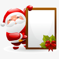 圣诞老人边框消息框png免抠素材_新图网 https://ixintu.com 圣诞老人 消息 边框