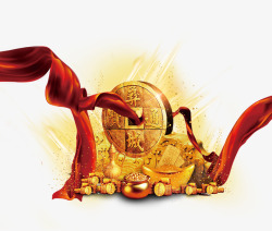 欧洲货币符号金融金币元宝高清图片