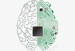 连接电路科技大脑高清图片