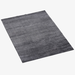 灰色绒毛北欧地毯灰色方形北欧地毯高清图片