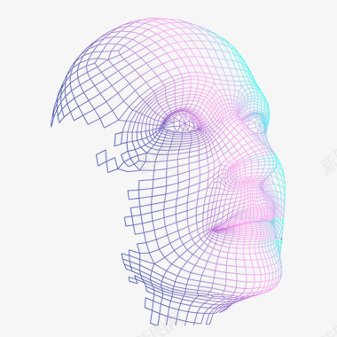 科技扫描科技人脸图标图标