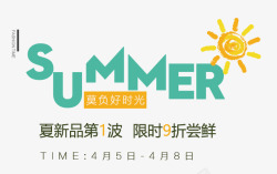 艺术字给力1夏SUMMER夏新品第1波艺术字高清图片