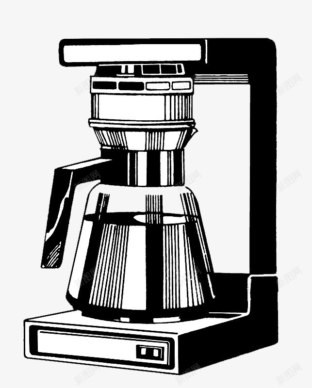 黑白插图欧式烹饪餐具咖啡壶png免抠素材_新图网 https://ixintu.com 咖啡壶 手绘插图 欧式 烹饪餐具 煮咖啡 黑白插图