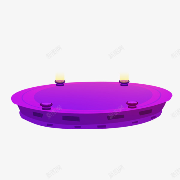 紫色舞台png免抠素材_新图网 https://ixintu.com 圆形 店铺装饰 灯光装饰 简约 霓虹灯舞台