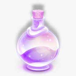 紫色漂流瓶漂流瓶高清图片