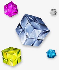 水晶体水晶魔方高清图片
