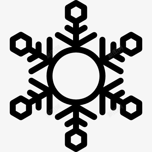 Snowflake图标png_新图网 https://ixintu.com frost 下雪 冬天 冷 形状 白雪皑皑