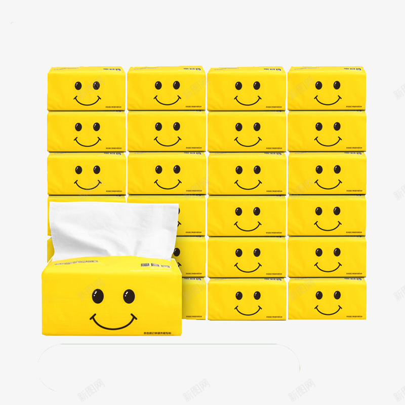 餐巾纸png免抠素材_新图网 https://ixintu.com 产品实物 微笑 纸巾 黄色