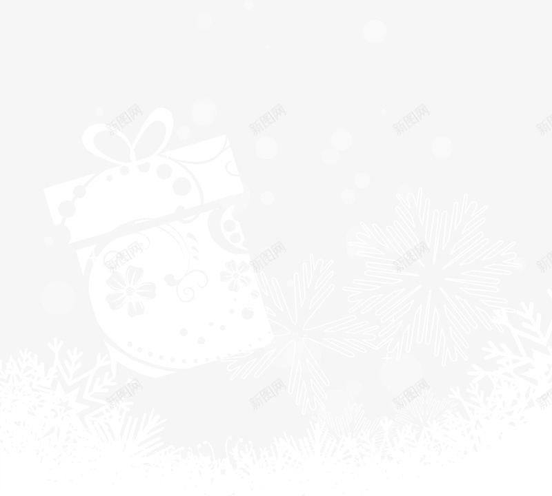 白色雪地礼物png免抠素材_新图网 https://ixintu.com 冬天 冬季 圣诞礼物 圣诞节 白色雪地 礼品 礼物 礼盒 装饰图案
