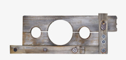 阍诲瓟链木板圆孔高清图片