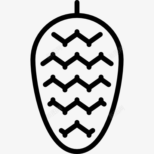 Pinecone图标png_新图网 https://ixintu.com 冬天 圣诞节 松树 水果 自然 装饰