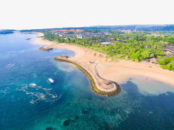 巴厘岛努沙杜瓦全景图素材