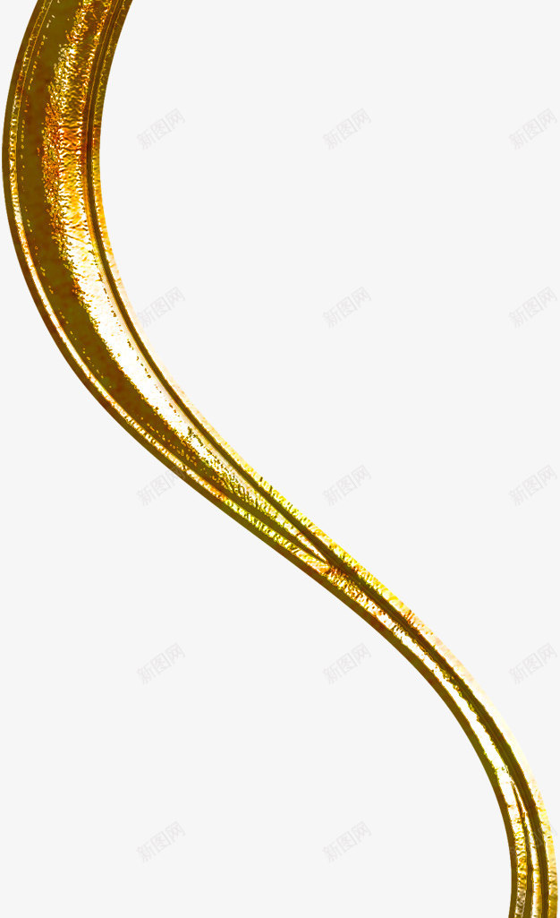 金色丝绸png免抠素材_新图网 https://ixintu.com 丝绸 手绘 装饰 金色