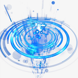 EPS蓝色蓝色科技光圈高清图片