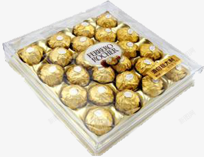 巧克力球png免抠素材_新图网 https://ixintu.com 告白 巧克力 精致包装盒 费列罗