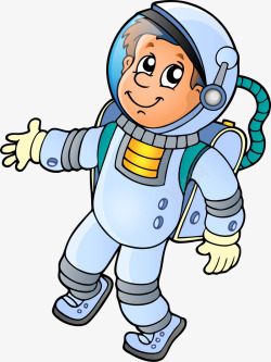 蓝色太空服世界航天日男孩航天员高清图片