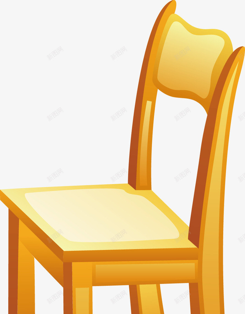 木板椅子png免抠素材_新图网 https://ixintu.com 手绘木椅 木板 木椅