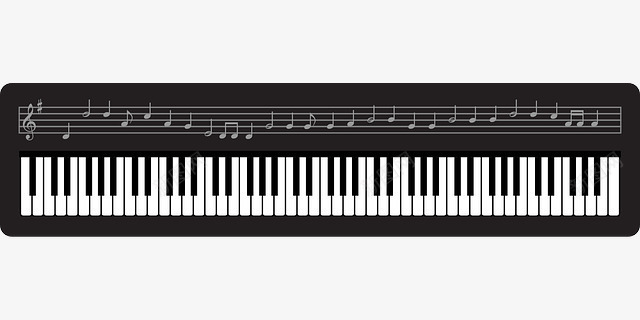 一台电子琴png免抠素材_新图网 https://ixintu.com 实物 琴 电子琴 黑色电子琴