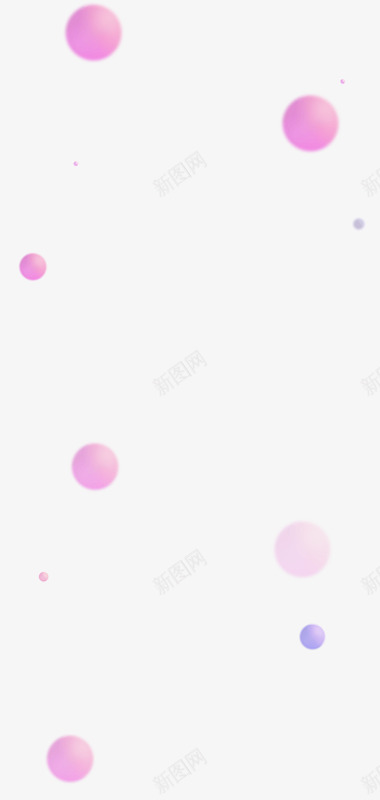 紫色漂浮球元素png免抠素材_新图网 https://ixintu.com 七夕元素 浪漫七夕背景 淘宝 漂浮 球