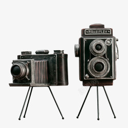 拍摄道具照相机复古模型高清图片