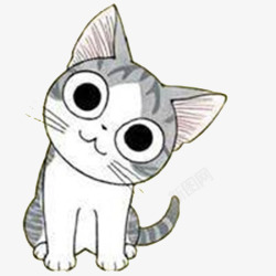 非主流QQ头像可爱的小猫高清图片