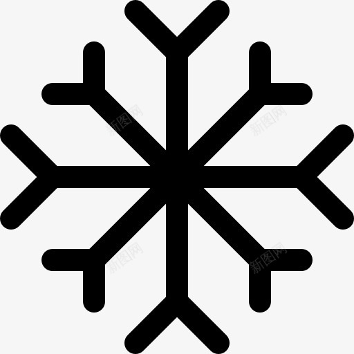 Frost符号图标png_新图网 https://ixintu.com 下雪 冬天 天气冷 雪花