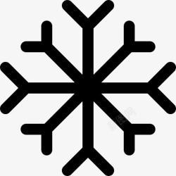 冬天的天气Frost符号图标高清图片