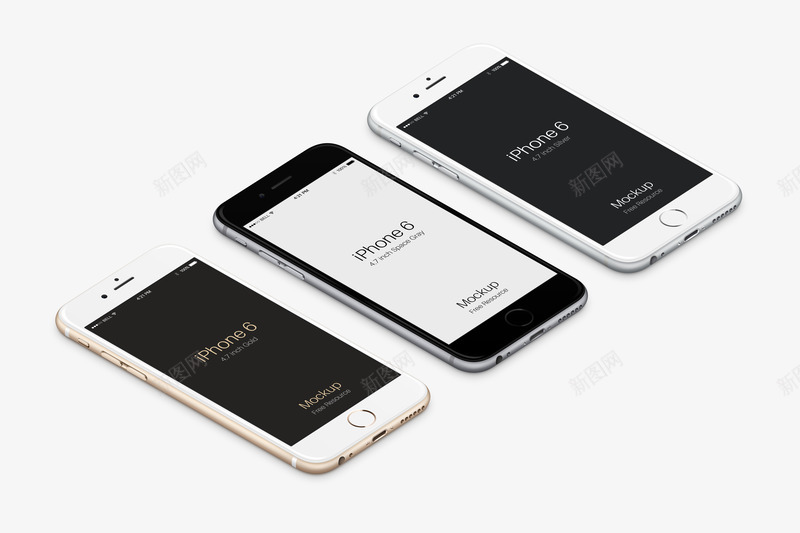 iphone6psd免抠素材_新图网 https://ixintu.com iPhone6模板 iphone6 手机 时尚 智能模板 现代 科技