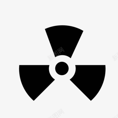 放射性警示标识图标图标