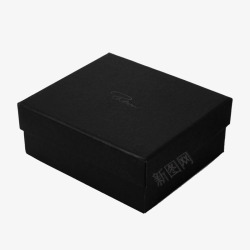 高端礼盒黑色盒子高清图片