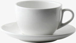 白色陶瓷咖啡杯美景素材