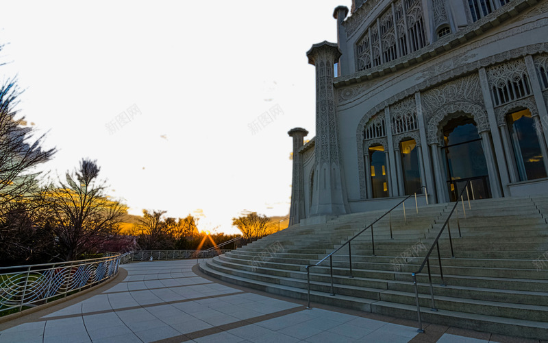 美国巴哈伊教灵曦png免抠素材_新图网 https://ixintu.com 名胜古迹 旅游风景 著名建筑