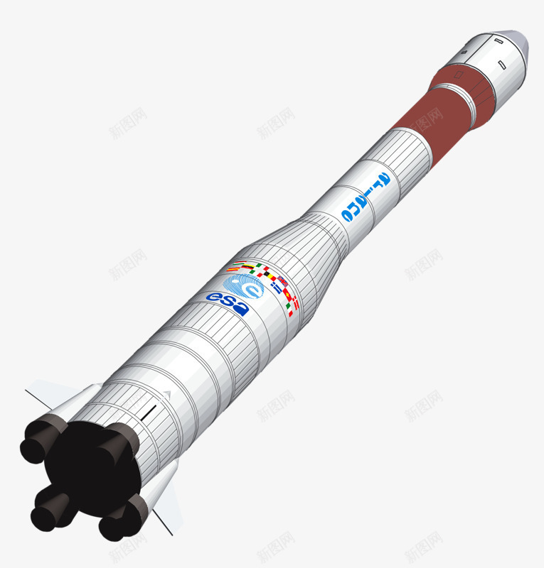 升天的火箭png免抠素材_新图网 https://ixintu.com 发射 火箭 科技 高科技
