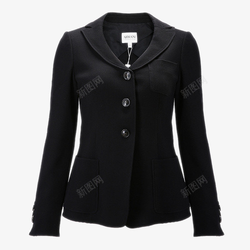 女士黑色西服上衣png免抠素材_新图网 https://ixintu.com ARMANI COLLEZIONI 女士西装 西服上衣 阿玛尼卡尔兹 黑色