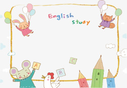外语培训英语辅导班海报装饰高清图片