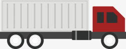 运货卡车平面货车高清图片