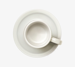 白色咖啡杯矢量图素材
